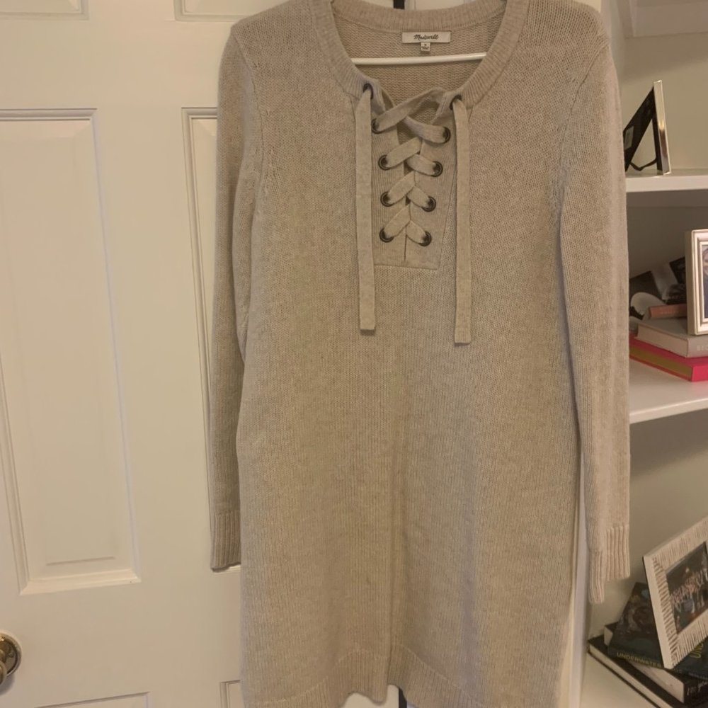 Madewell sweater dress size M